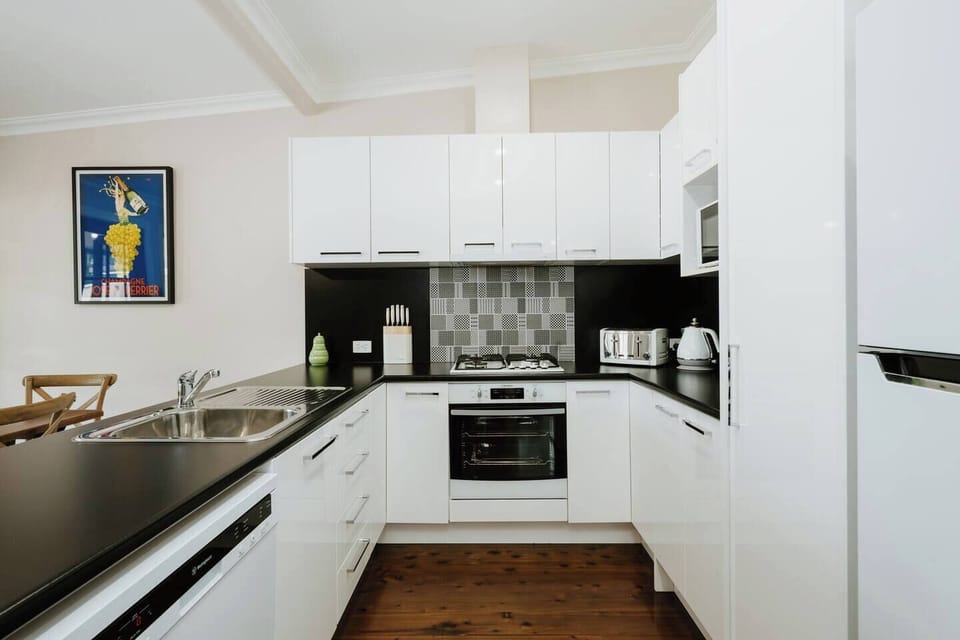Start your day in the kitchen with a simple breakfast and everything within easy reach.