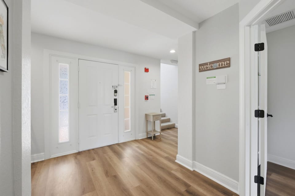Welcoming entry that sets the tone for your stay
