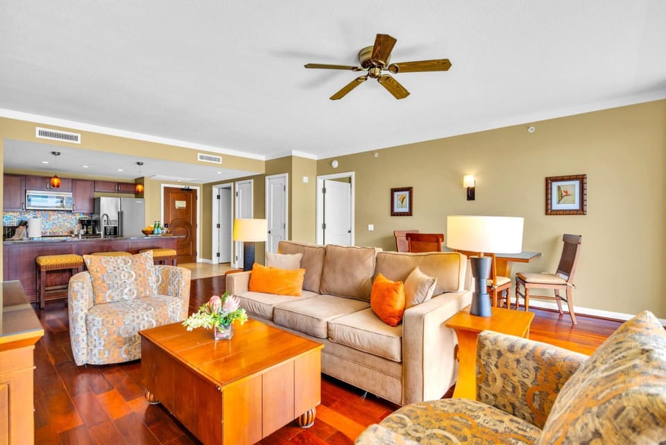 Cozy living room perfect for lounging after beach days HKK-445