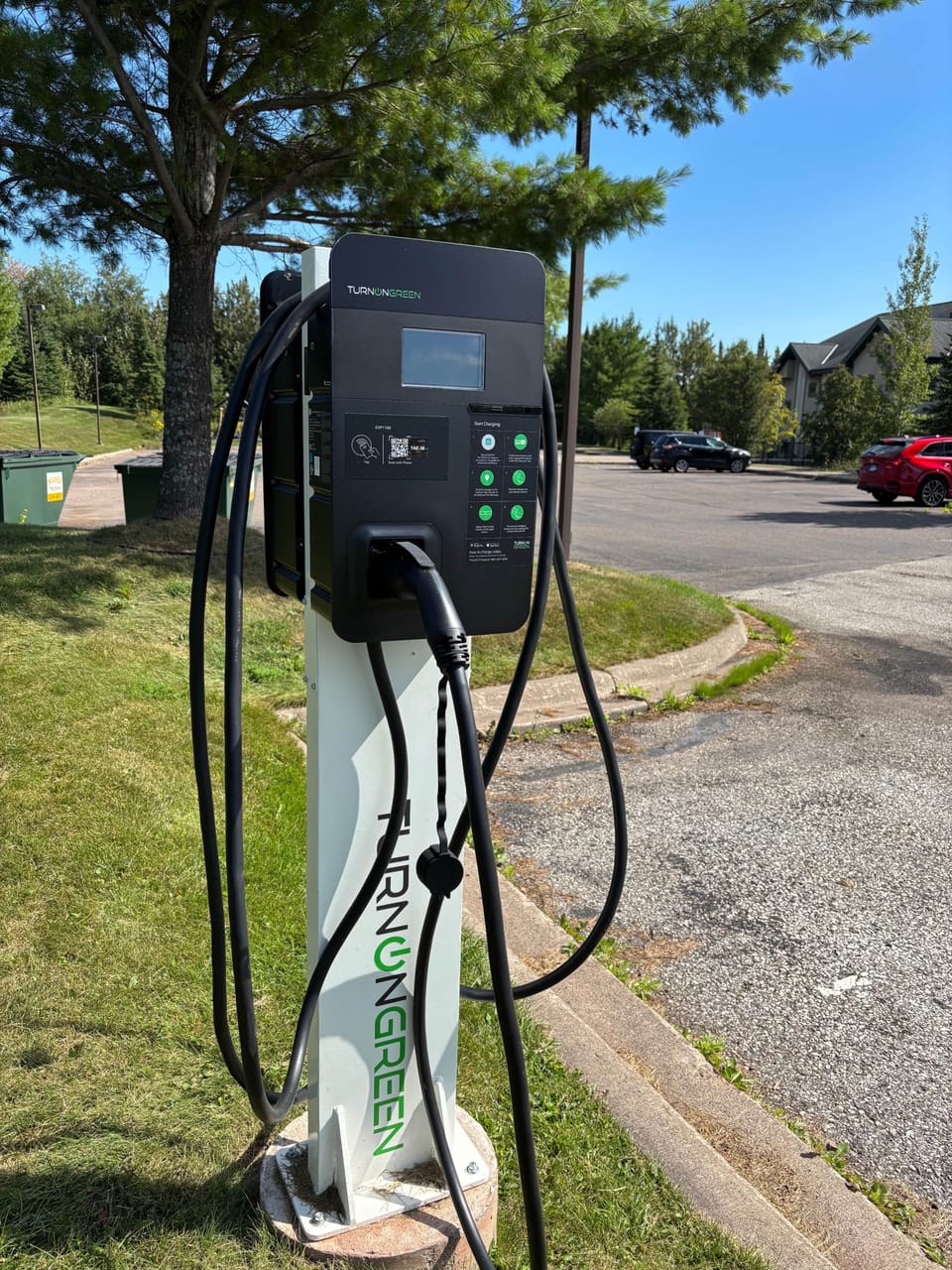 EV Charger - Turn on Green Level 2 Charger 