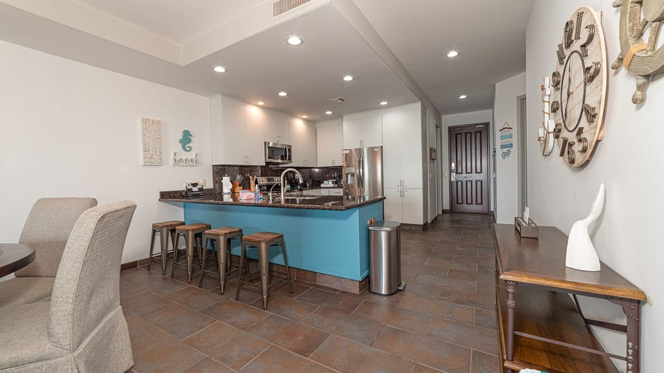 The floor plan is spacious.