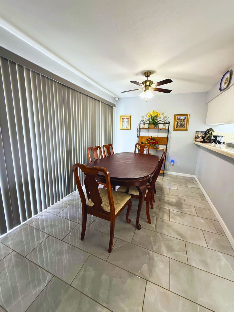 Dining area perfect for meals, work, or game nights