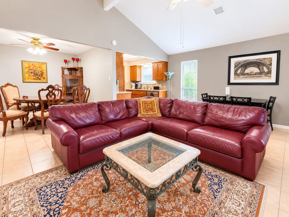 Open-concept living area perfect for relaxing and spending time together.