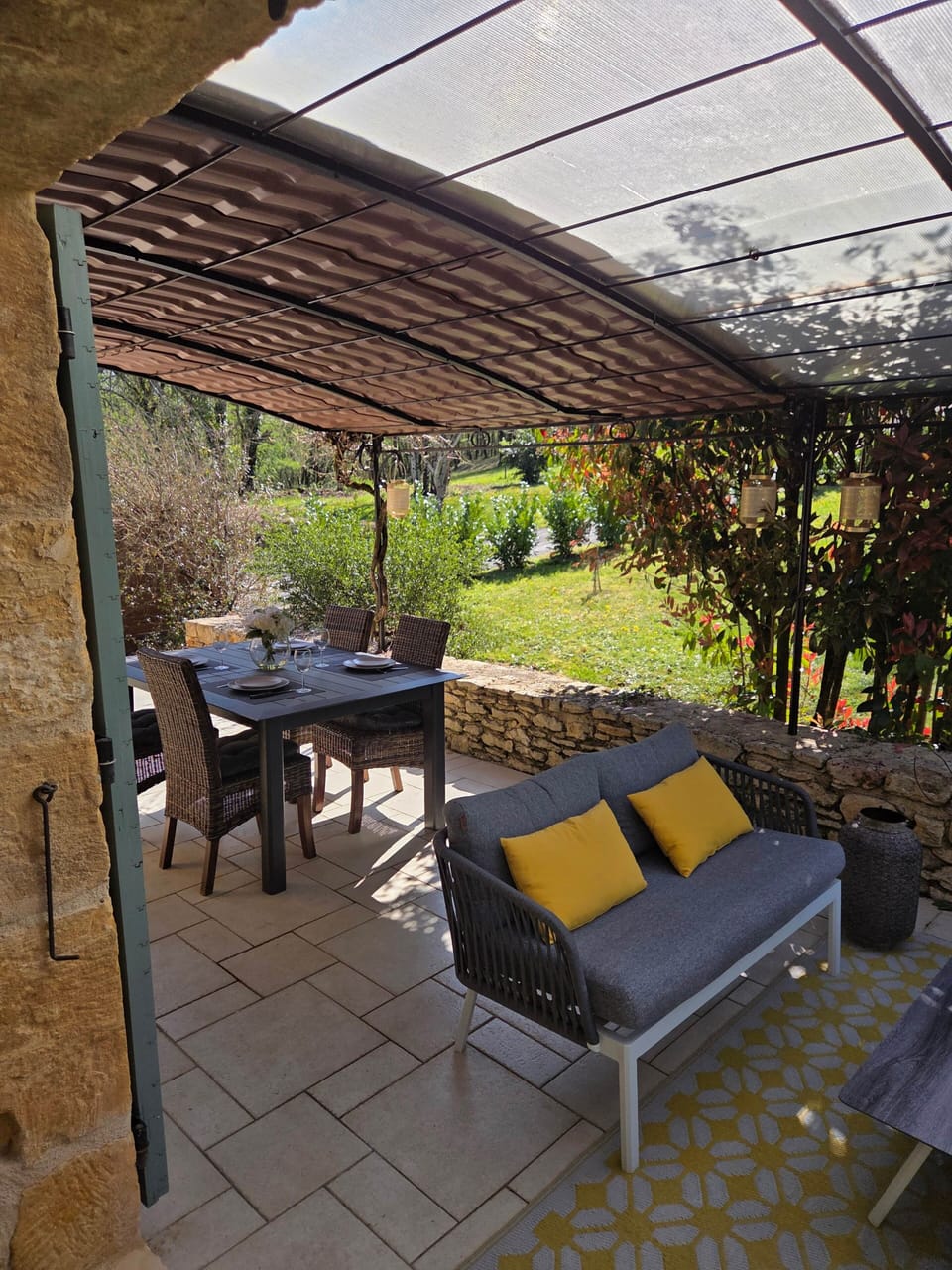 Private Covered Terrace