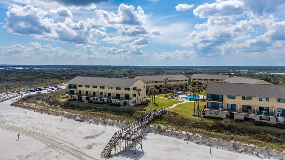 Arial view from beach