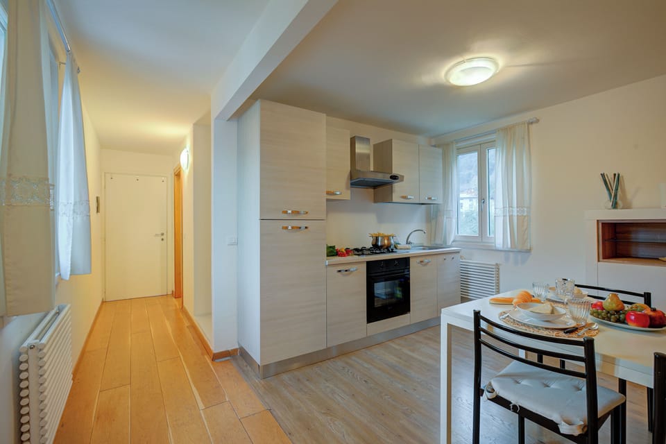 Kitchen and dining area