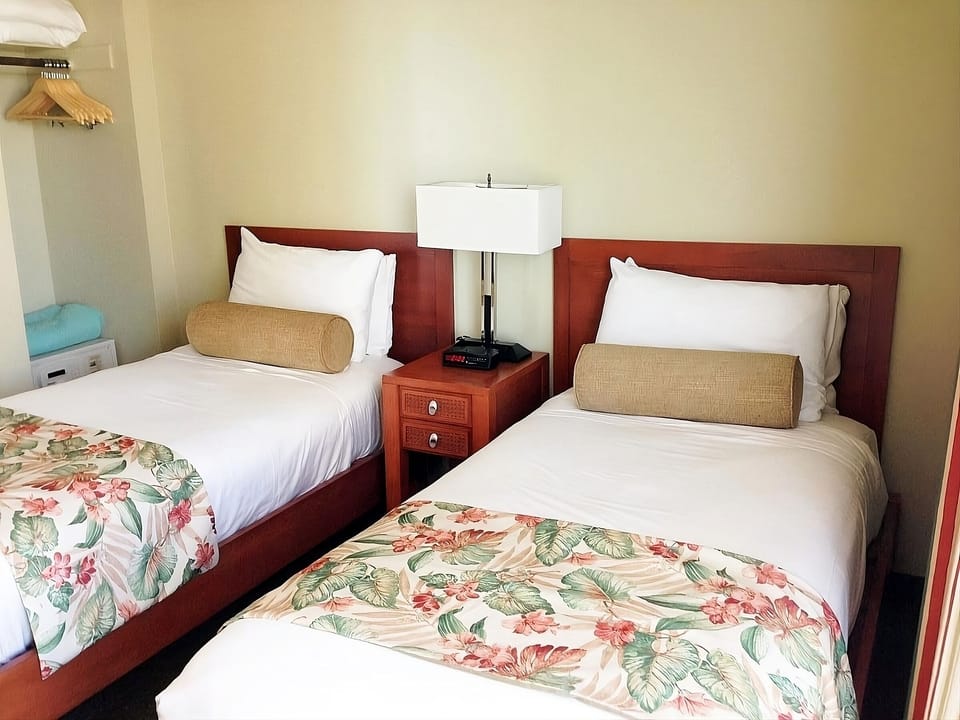 Sink into crisp linens and enjoy a peaceful night’s sleep.