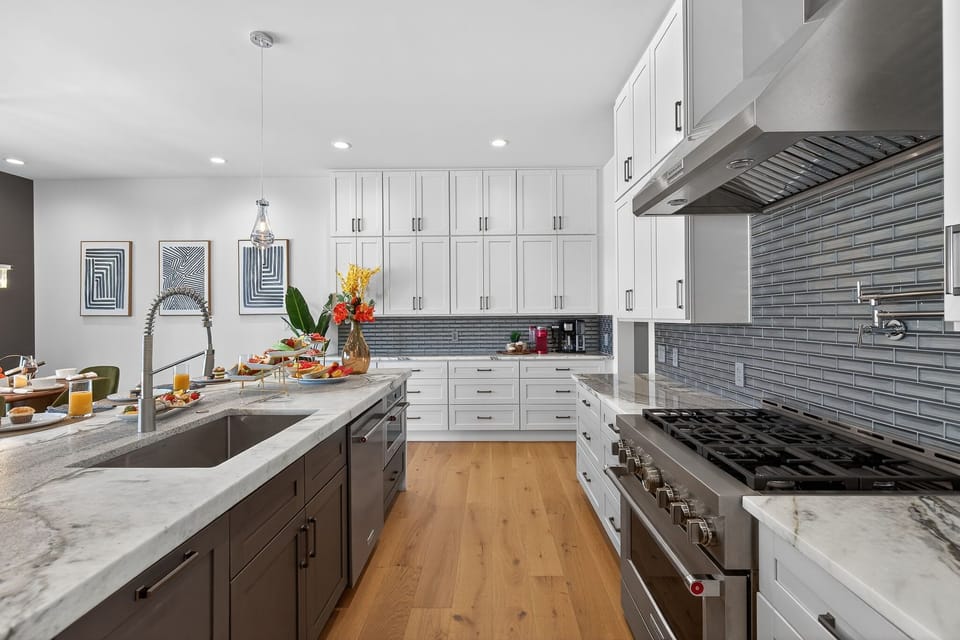 Chef's Kitchen with Gas Range