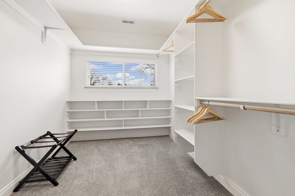 Huge closet!