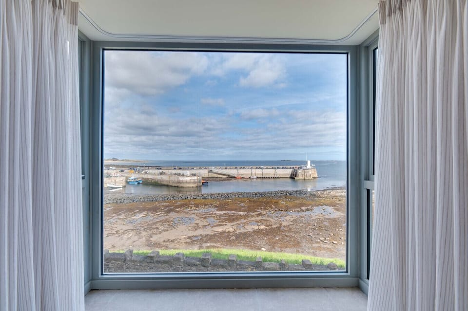 View of Seahouses Harbour
