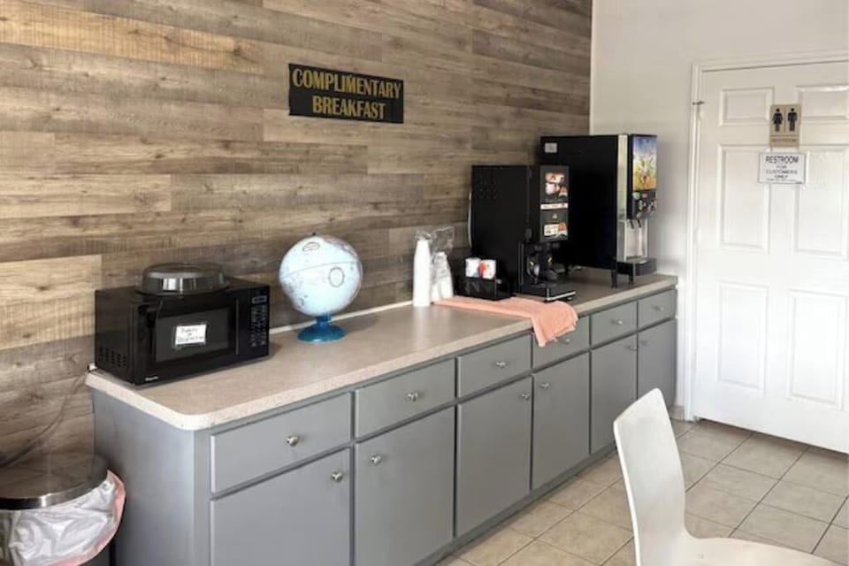 Start your morning with complimentary breakfast and fresh coffee.