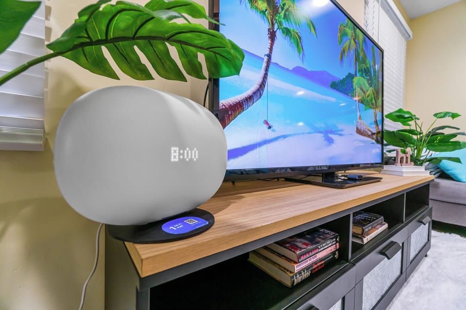 Stream your favorite shows and movies on the smart TV.