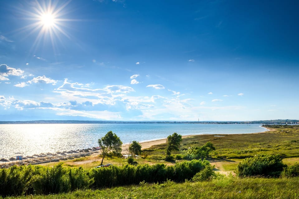 Famous Sabunike Beach on Privlaka peninsula, near Nin