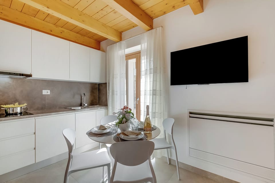 Kitchen and dining area