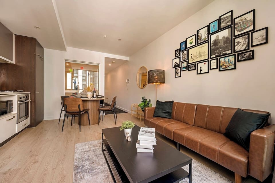 Open-plan living and dining designed for comfort, connection, and a seamless stay experience.