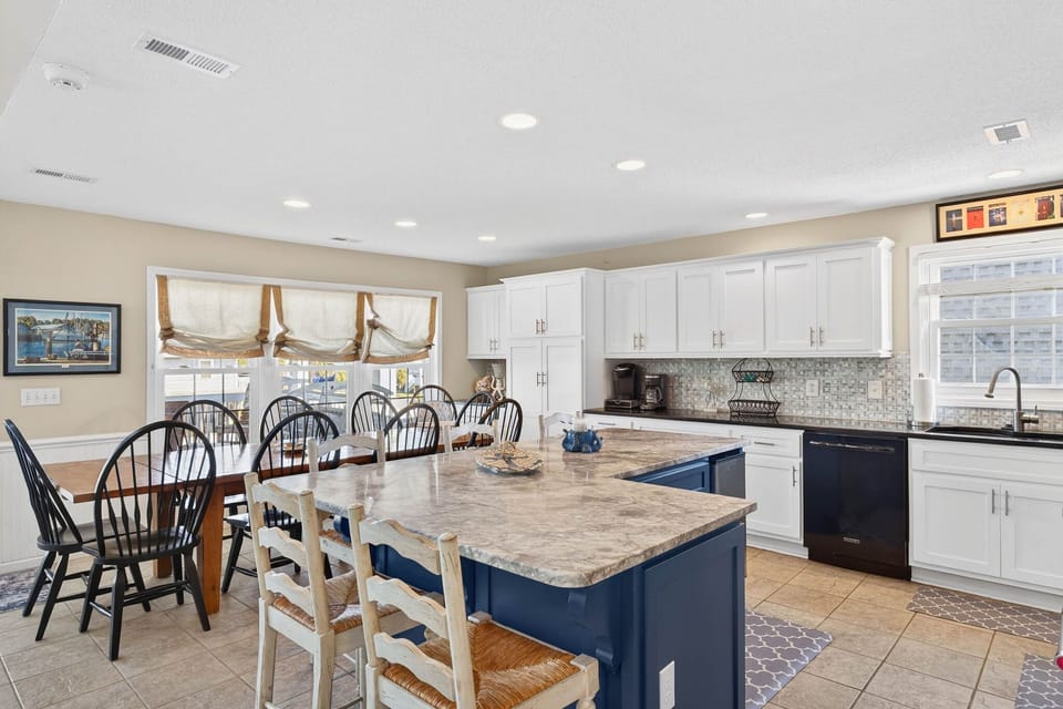 Enjoy cooking and prepping in the spacious kitchen.