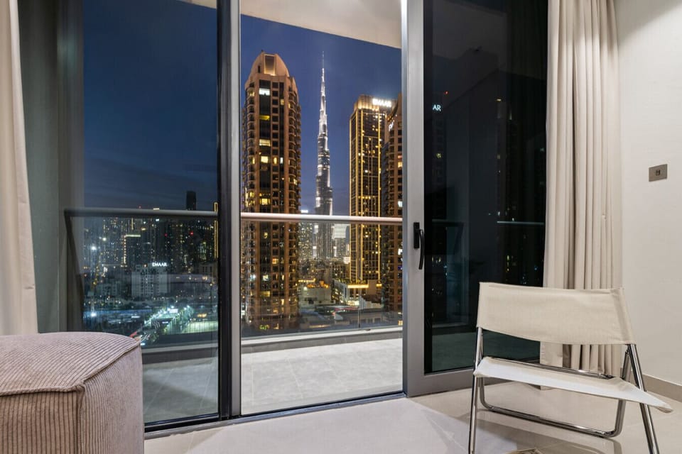 Stylish open living space, perfect for relaxing after a day out with the perfect view