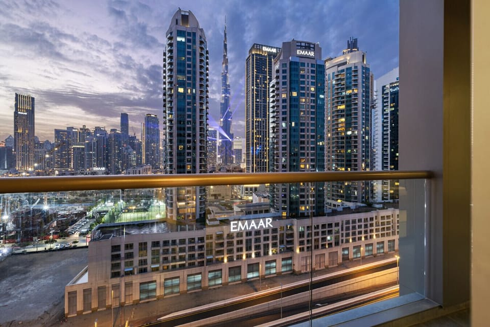 City view from the apartment