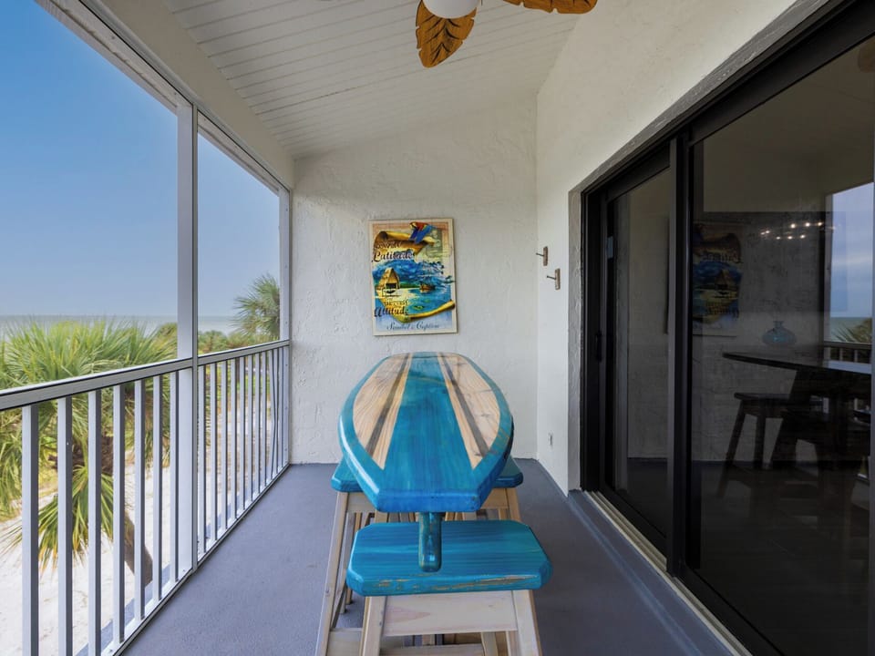 Savor ocean breezes with coffee at your private balcony.