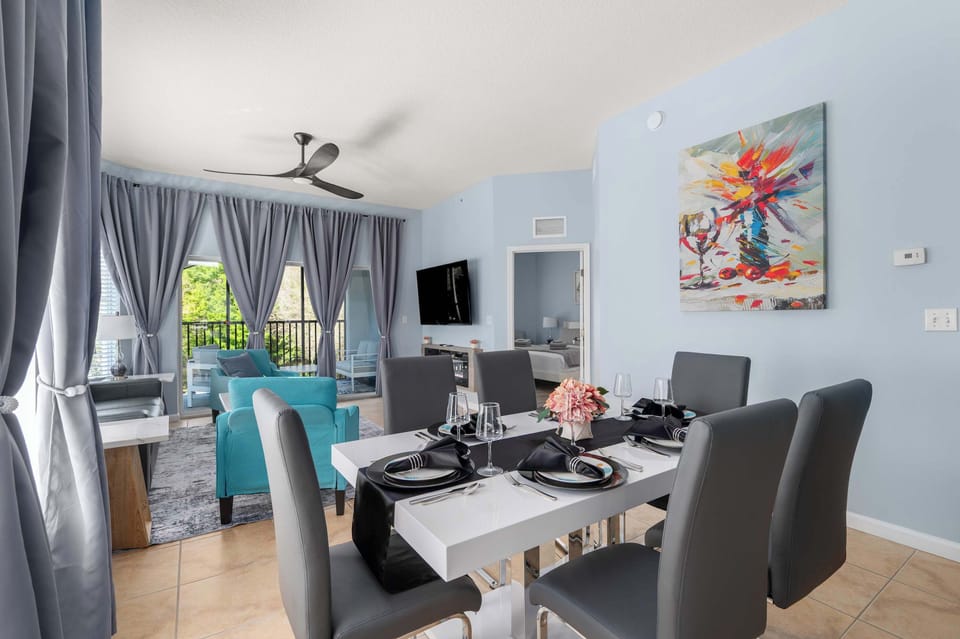 Comfortable seating for group dining