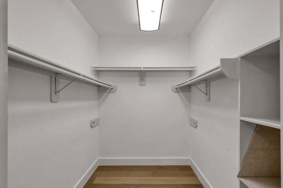 Large primary closet