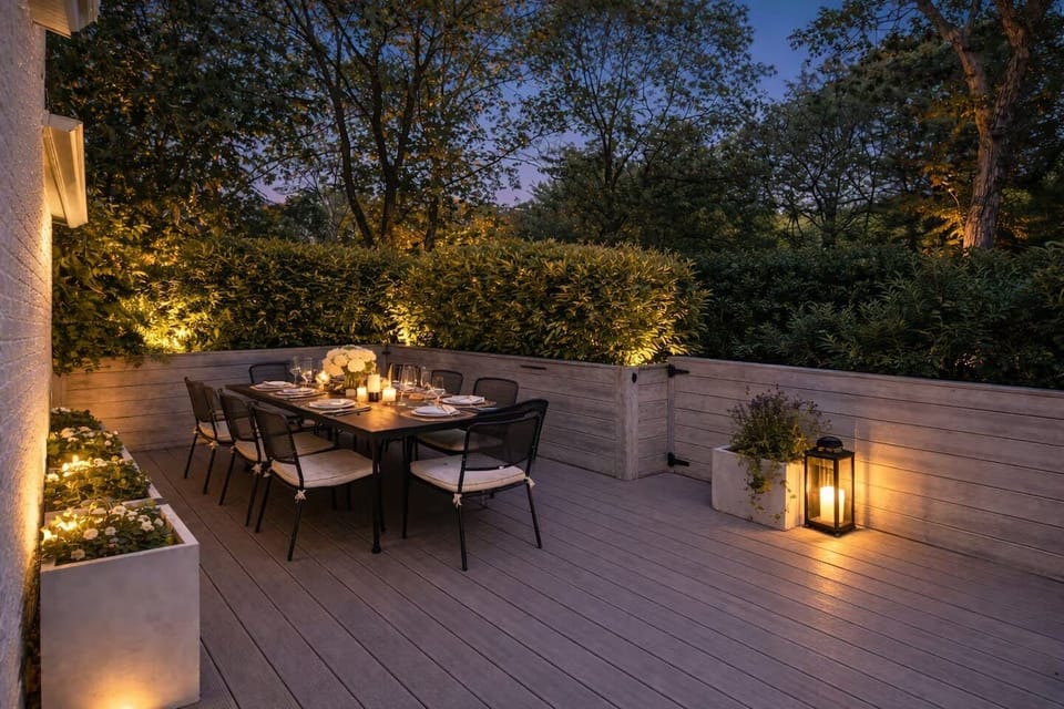 Outdoor dining