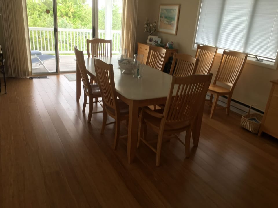 Dining room seats 8