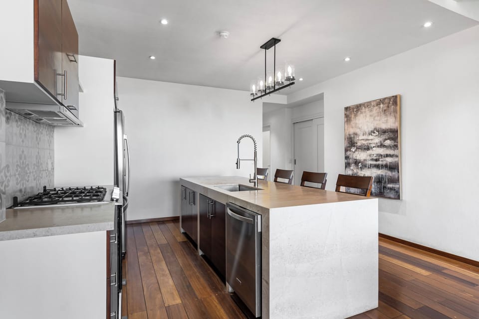 a complete kitchen workspace