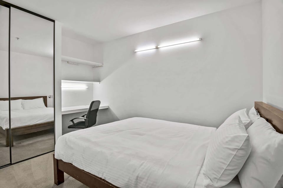 Bedroom with study nook