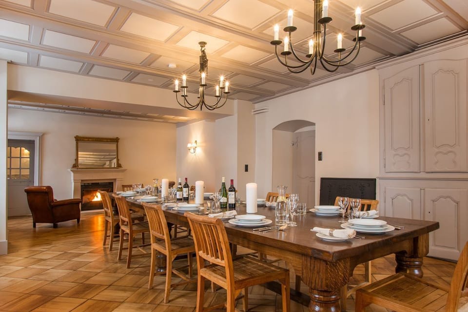 The Manoir's dining hall 