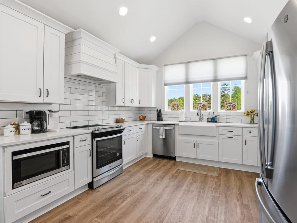 Plenty of prep space for snacks, meals, and holiday gatherings.