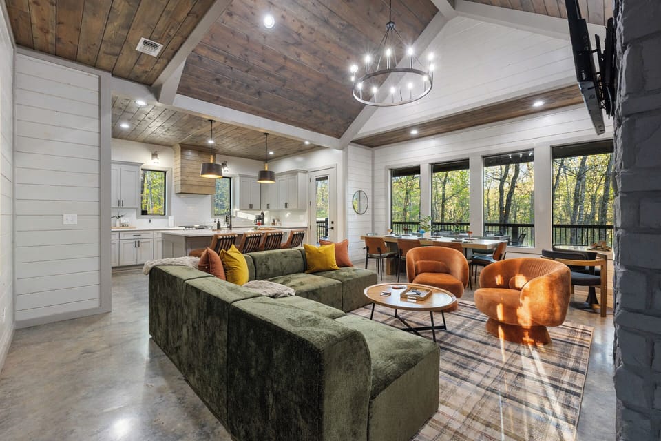 Spacious open-concept living designed for gathering, with room for everyone