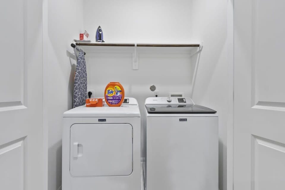 In-home washer and dryer for easy, convenient laundry during your stay.