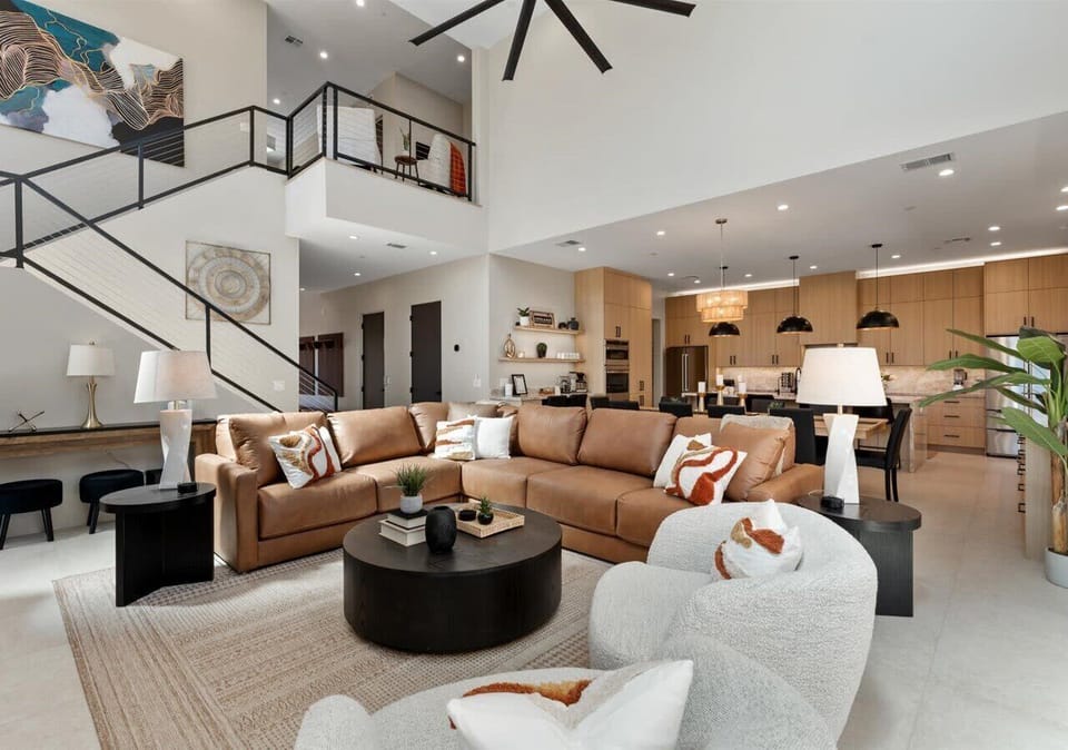 Living Room | Luma Ridge in Sedona, Arizona by Luxus Vacation Properties