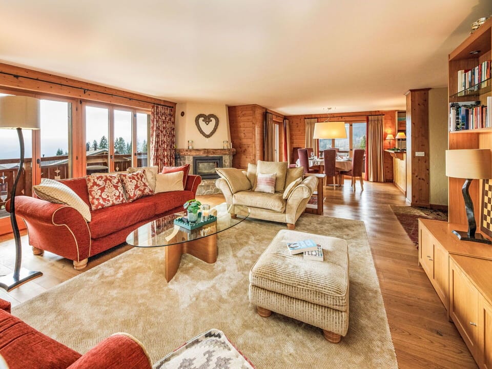Home, Living Room, Mansion, Villa, Couch