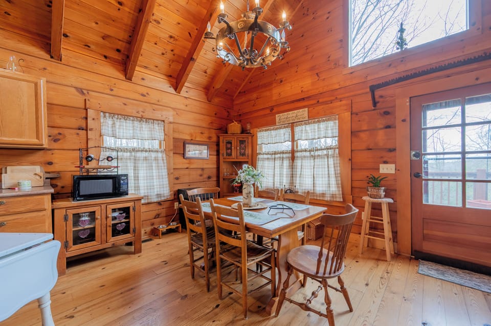 Cozy dining nook with natural light. Perfect for shared meals.