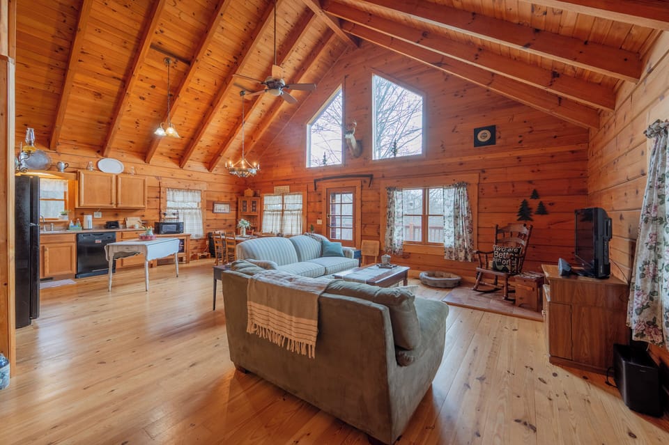 Comfortable living area with plenty of space to unwind together.