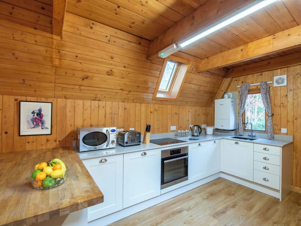 Wood, Kitchen, Major Appliance, Countertop, Kitchen Appliance, Wood Stain, Cabinetry, Cottage, Hardwood, Sink