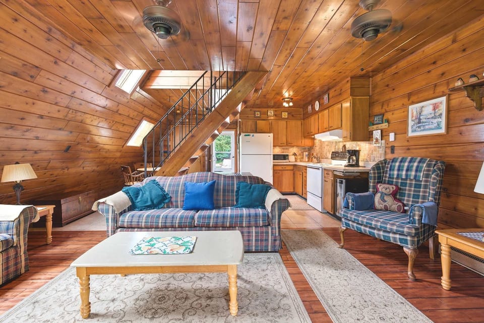 Chalet #74 keeps everyone together with an efficient open layout.