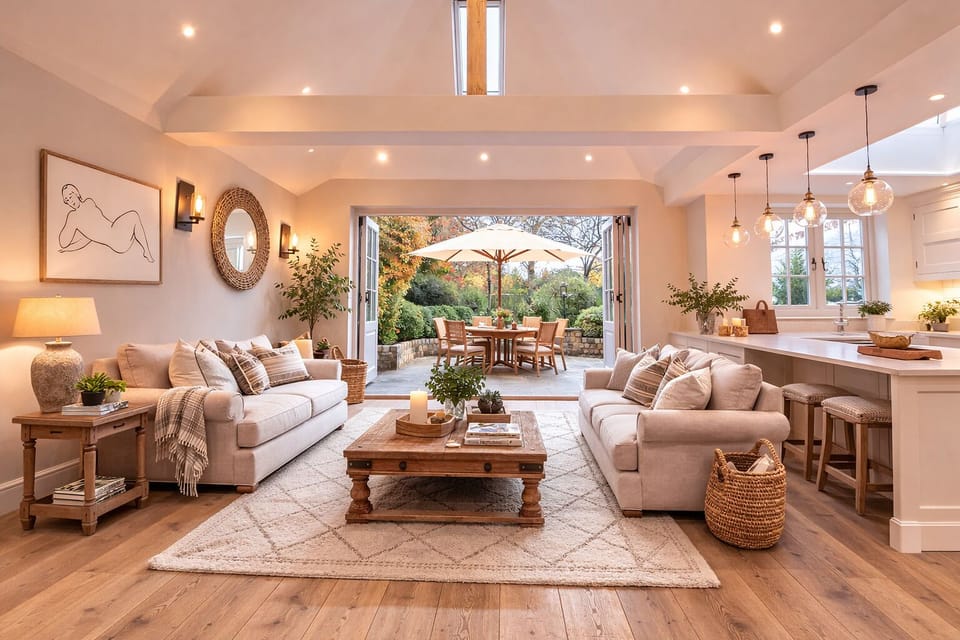 Living Area into Garden