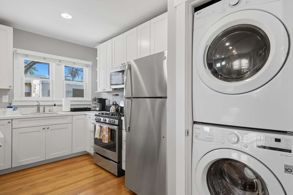 In-unit washer and dryer for added convenience during your stay.