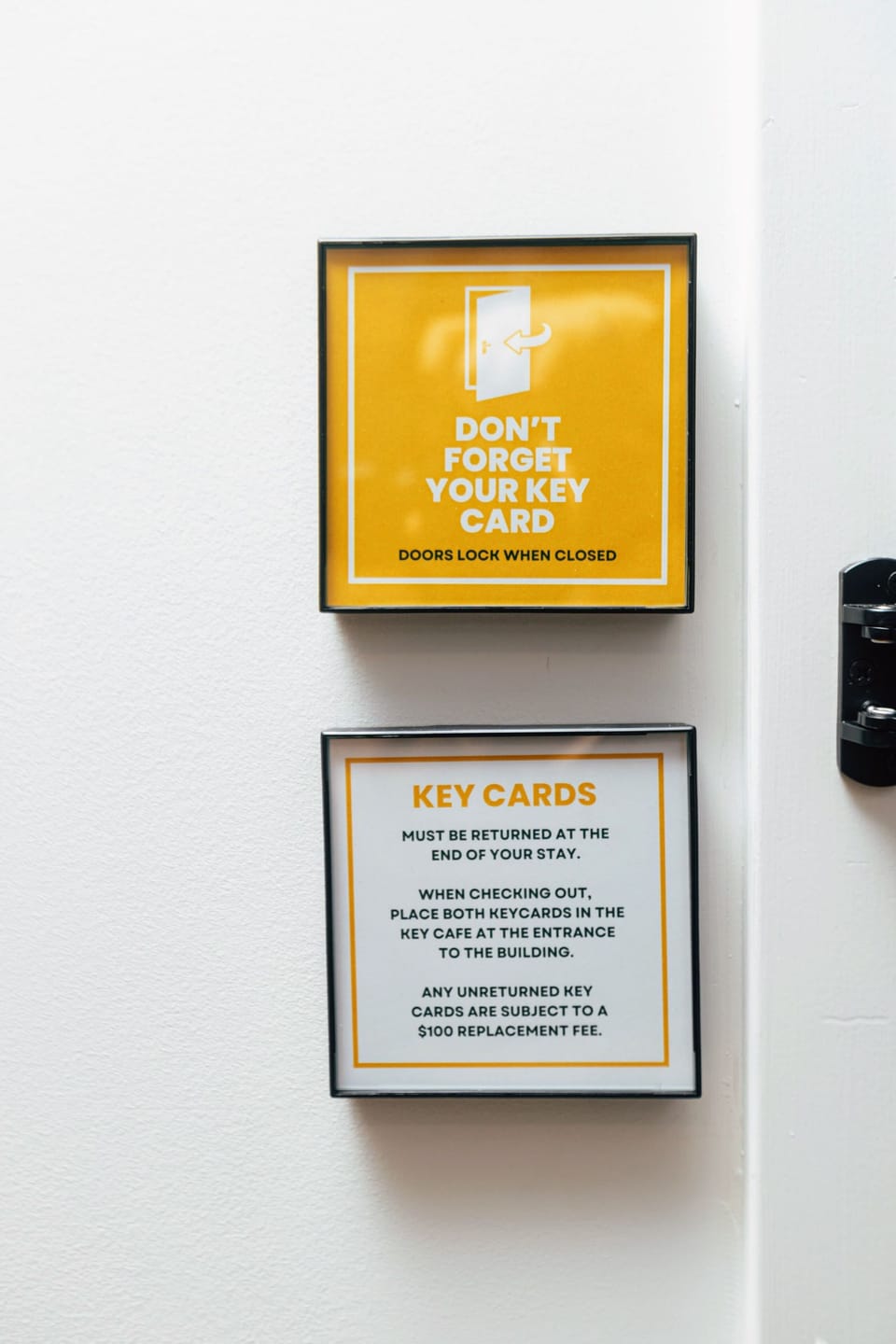 Keycard self check-in for a seamless start to your stay.


