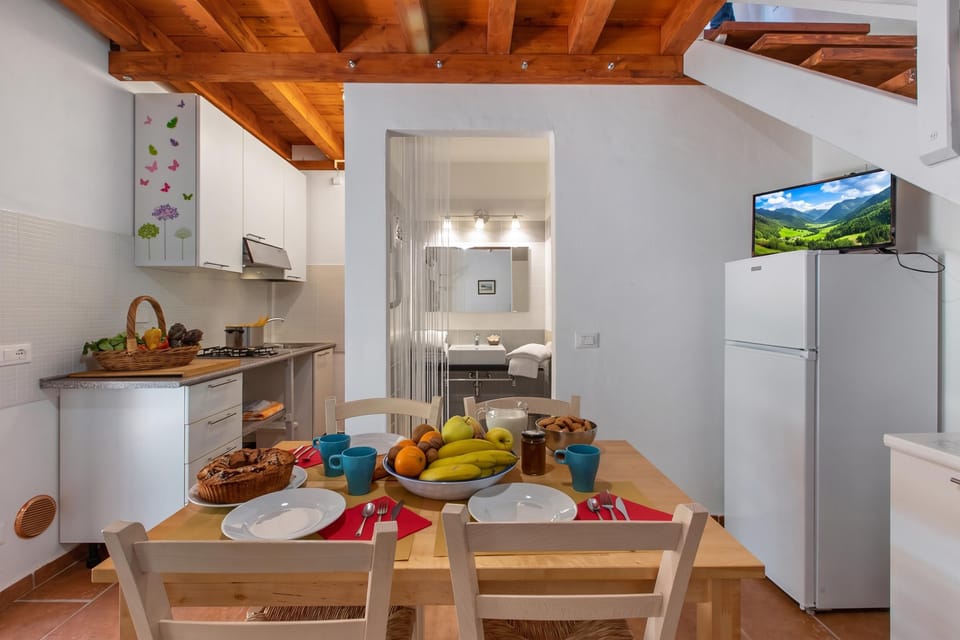 Kitchen and dining area