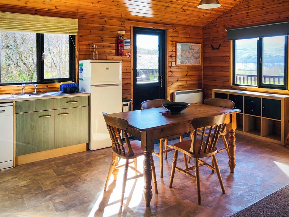 Open plan living space | Hawthorn Lodge - Resipole Park Holidays, Acharacle, near Ardnamurchan