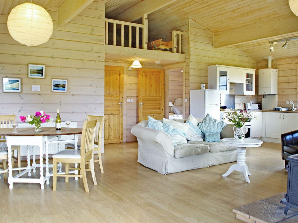 Open plan living space | Curlew Lodge - Arbigland Farm, Arbigland, near Kirkbean/Carsethorn