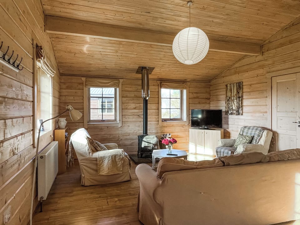 Open plan living space | Skylark Lodge - Arbigland Farm, Dumfriesshire