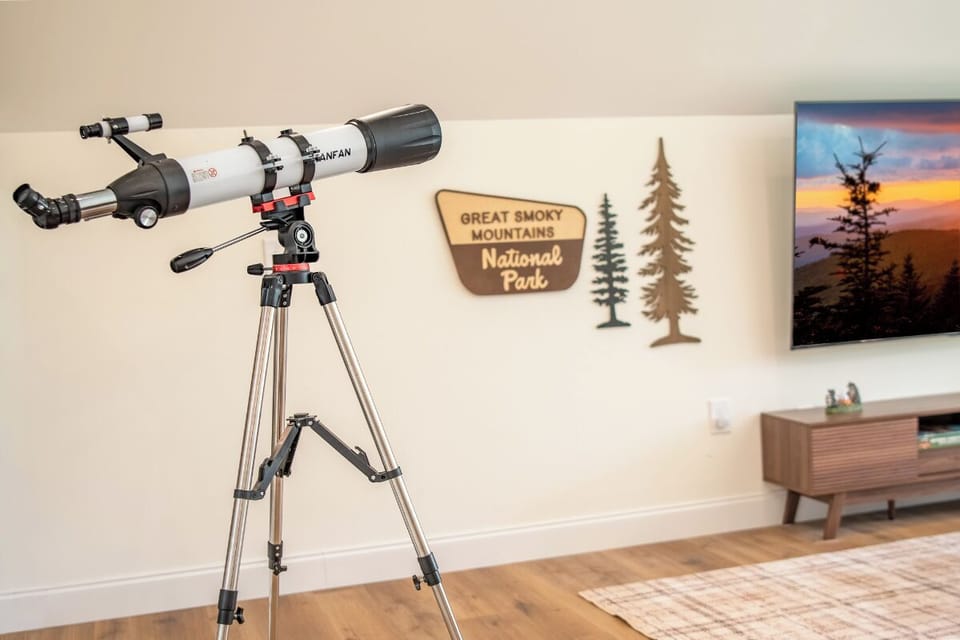 Discover the cosmos from your living room with this professional telescope, perfectly positioned for memorable stargazing experiences.