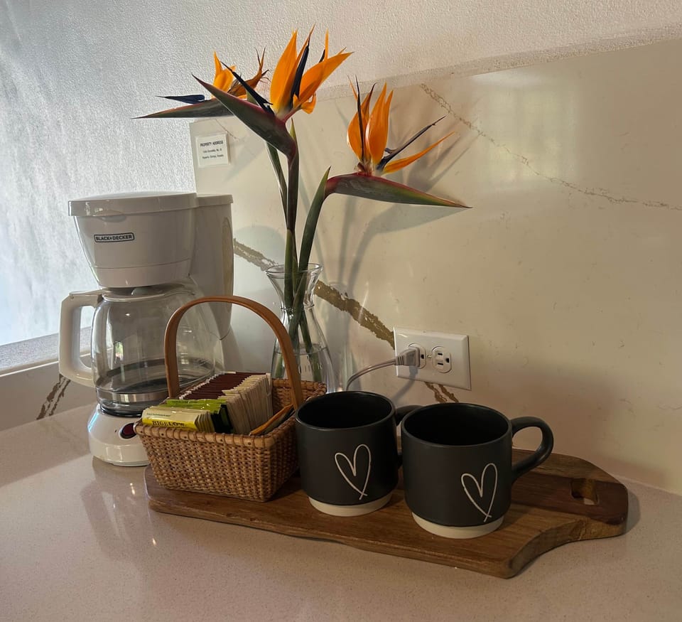 Coffee corner for peaceful mornings