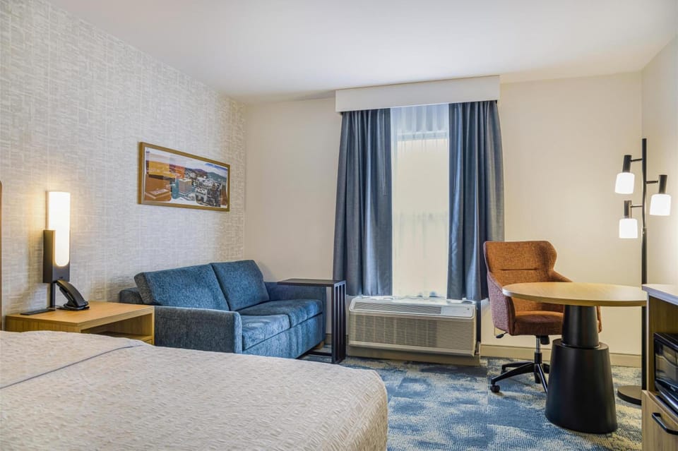 Settle into the cozy sofa nook for relaxing downtime.