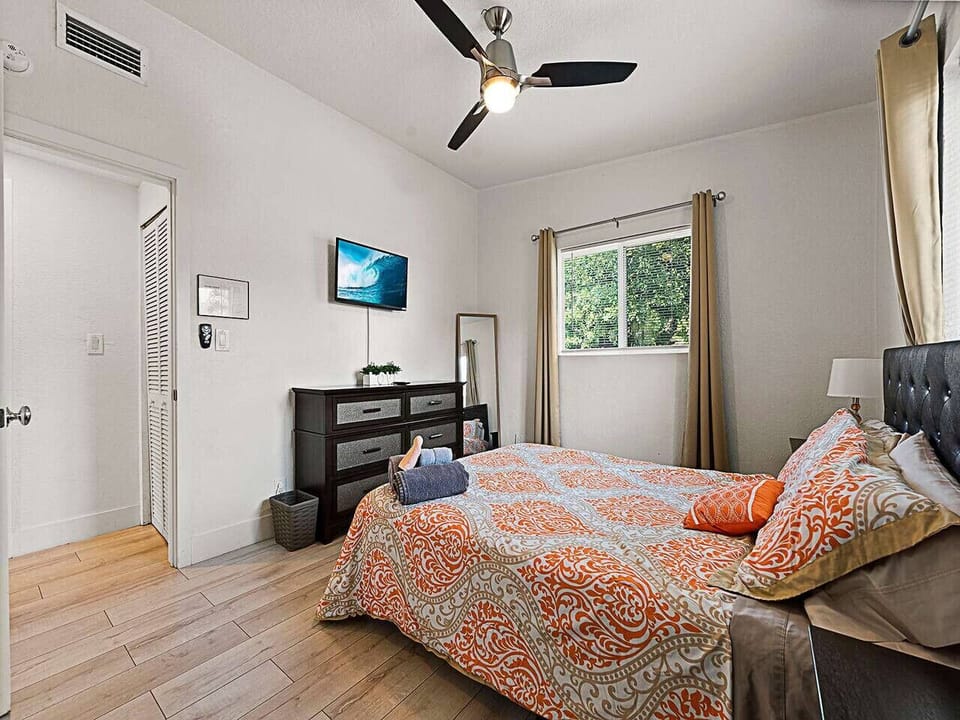 Bedroom: Features a serene color palette and calming environment that invites you to leave your worries at the door.